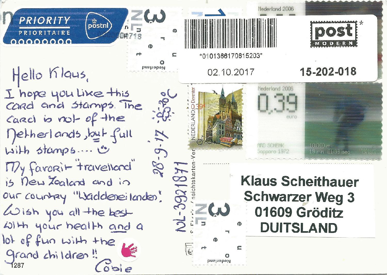 Philaseiten.de: Postcrossing
