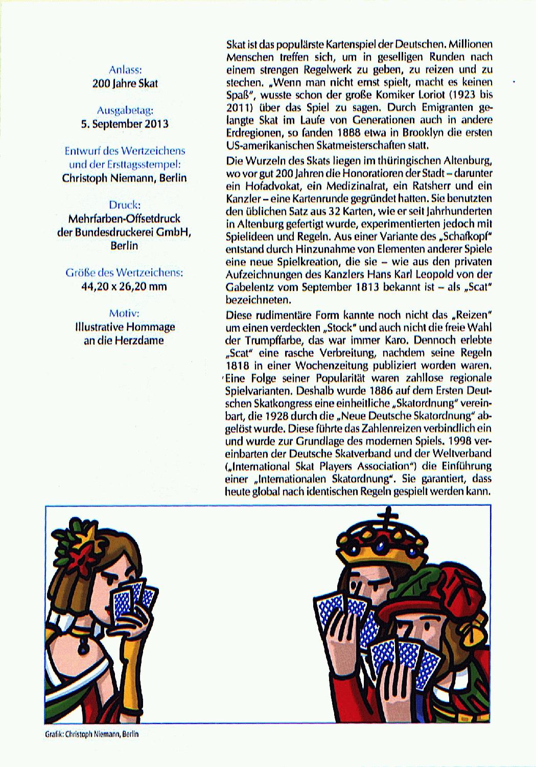 Philaseiten.de Bube, Dame, König, Ass Kartenspiel Spielkarten